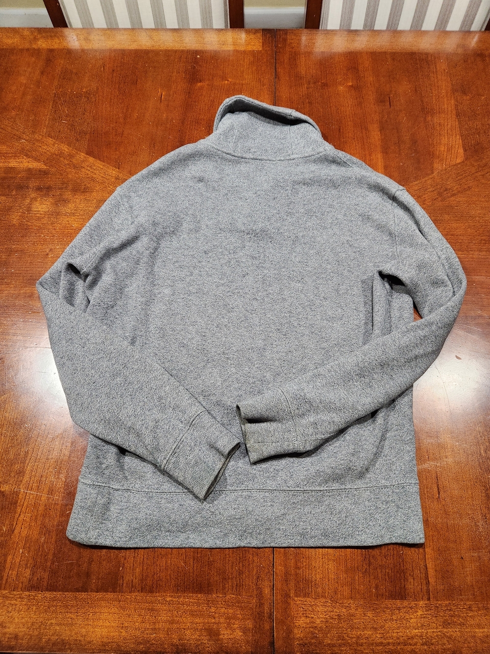 Ralph Lauren Heather Gray Shawl-Collar Button Pullover Men Small - Picture 6 of 6